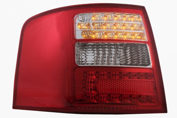 LED Taillights for A6 Avant (05.1997-05.2004) Glass Red and White | Entuning
